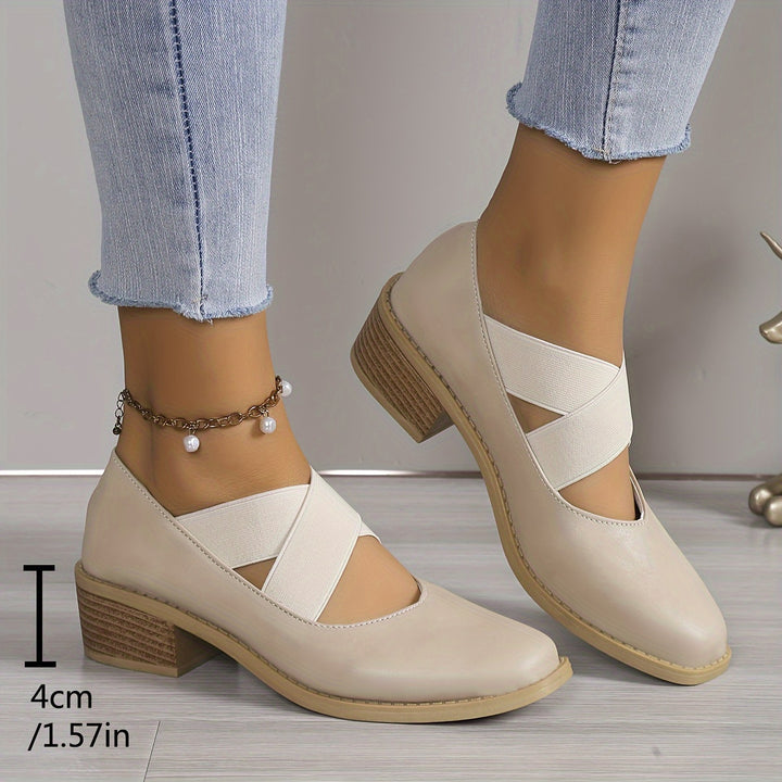 Women's Vintage Soft Leather Mary Jane Comfort Flats