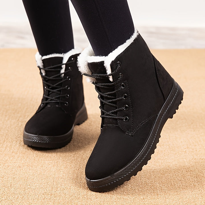 Women's Warm Winter Snow Boots – Cozy, Non-Slip Boots for Cold Weather