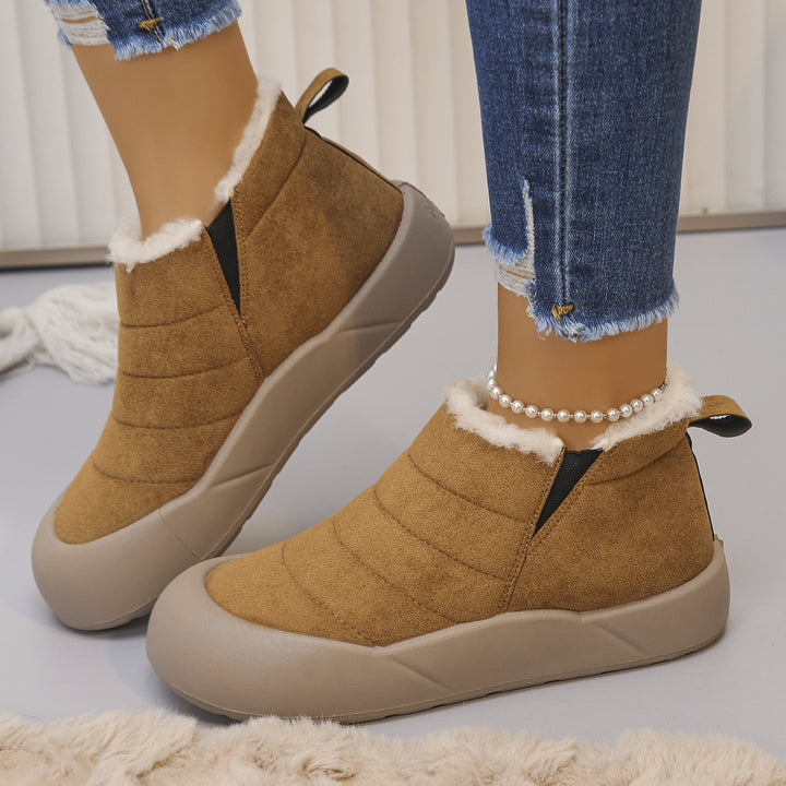 Women's Winter Comfort Boots – Warm, Waterproof Snow Boots for Cold Weather