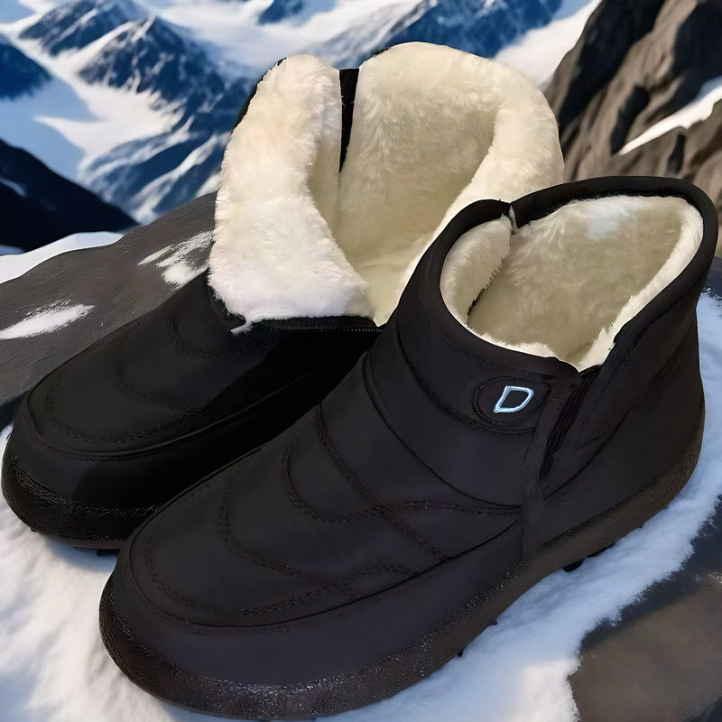 Women's Winter Snow Boots – Warm Fur Lining, Waterproof & Non-Slip Design