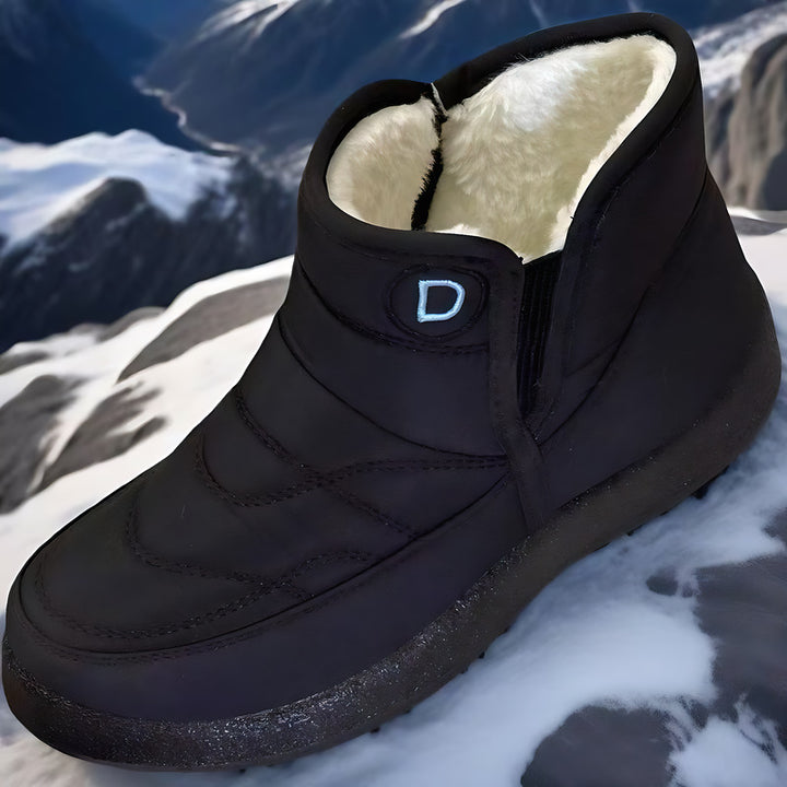 Women's Winter Snow Boots – Warm Fur Lining, Waterproof & Non-Slip Design