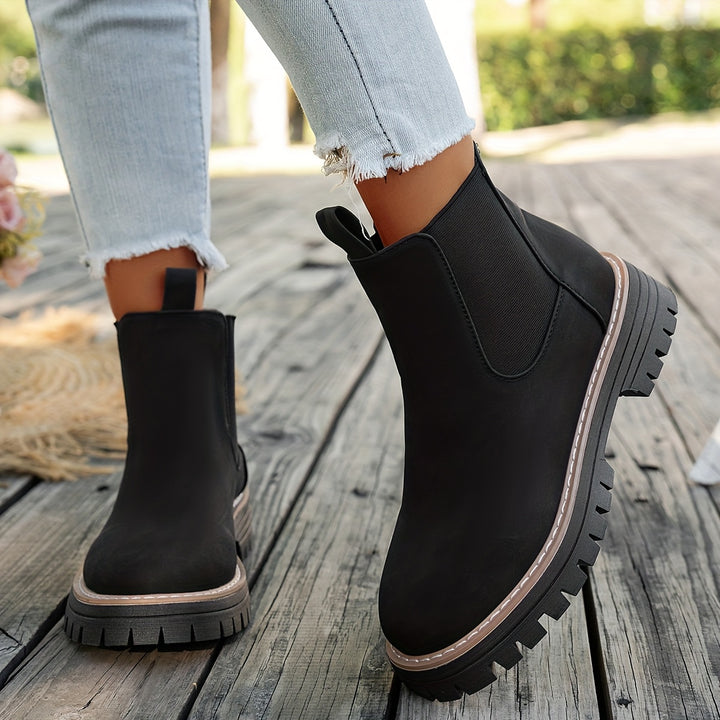 Women's Easy Slip-On Chelsea Boots – Lightweight, Non-Slip & All-Day Comfort Ankle Booties