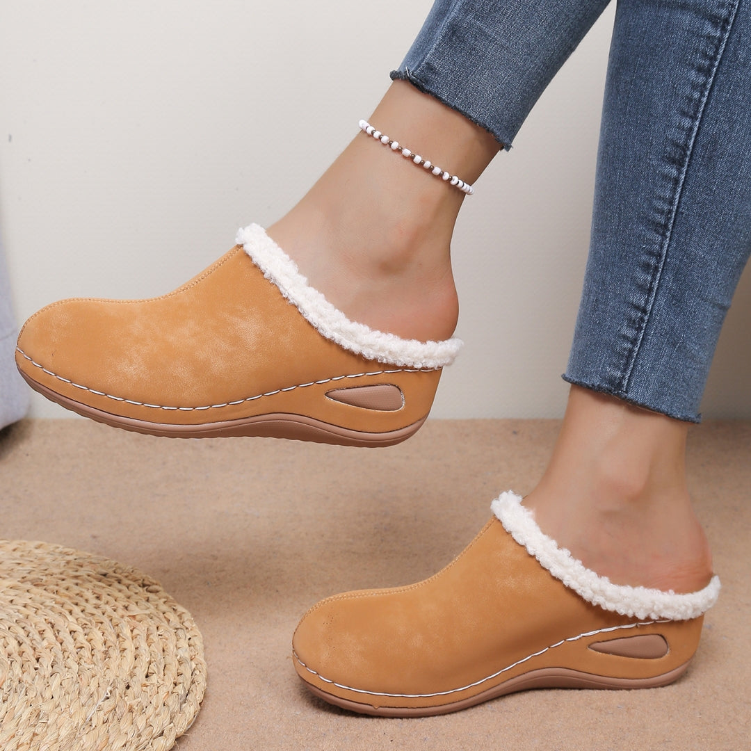 Women's Warm Slip-On Winter Shoes – Soft Lining, Lightweight & Supportive