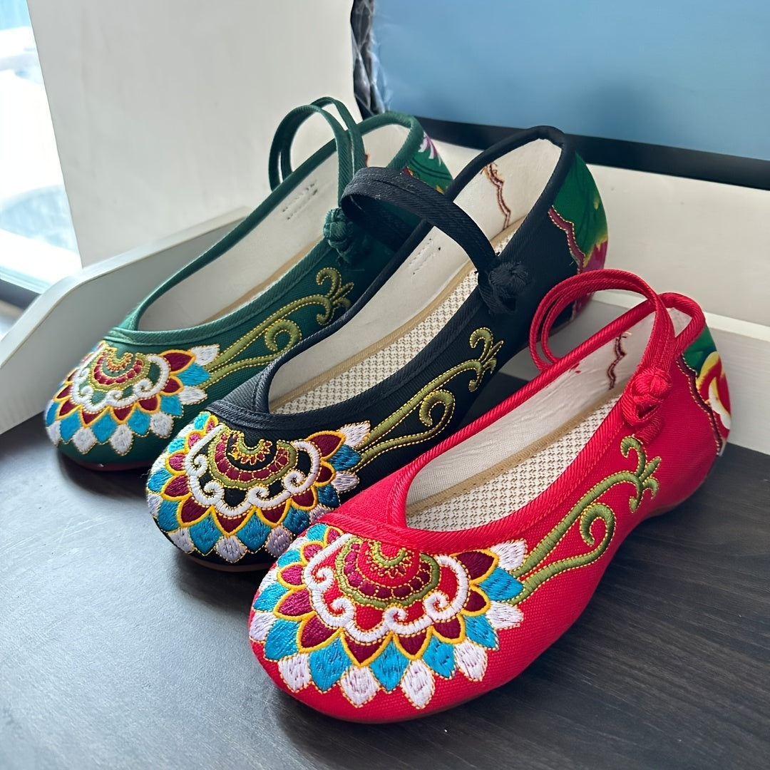 Women's Comfortable Cloth Flats – Soft Non-Slip Everyday Shoes