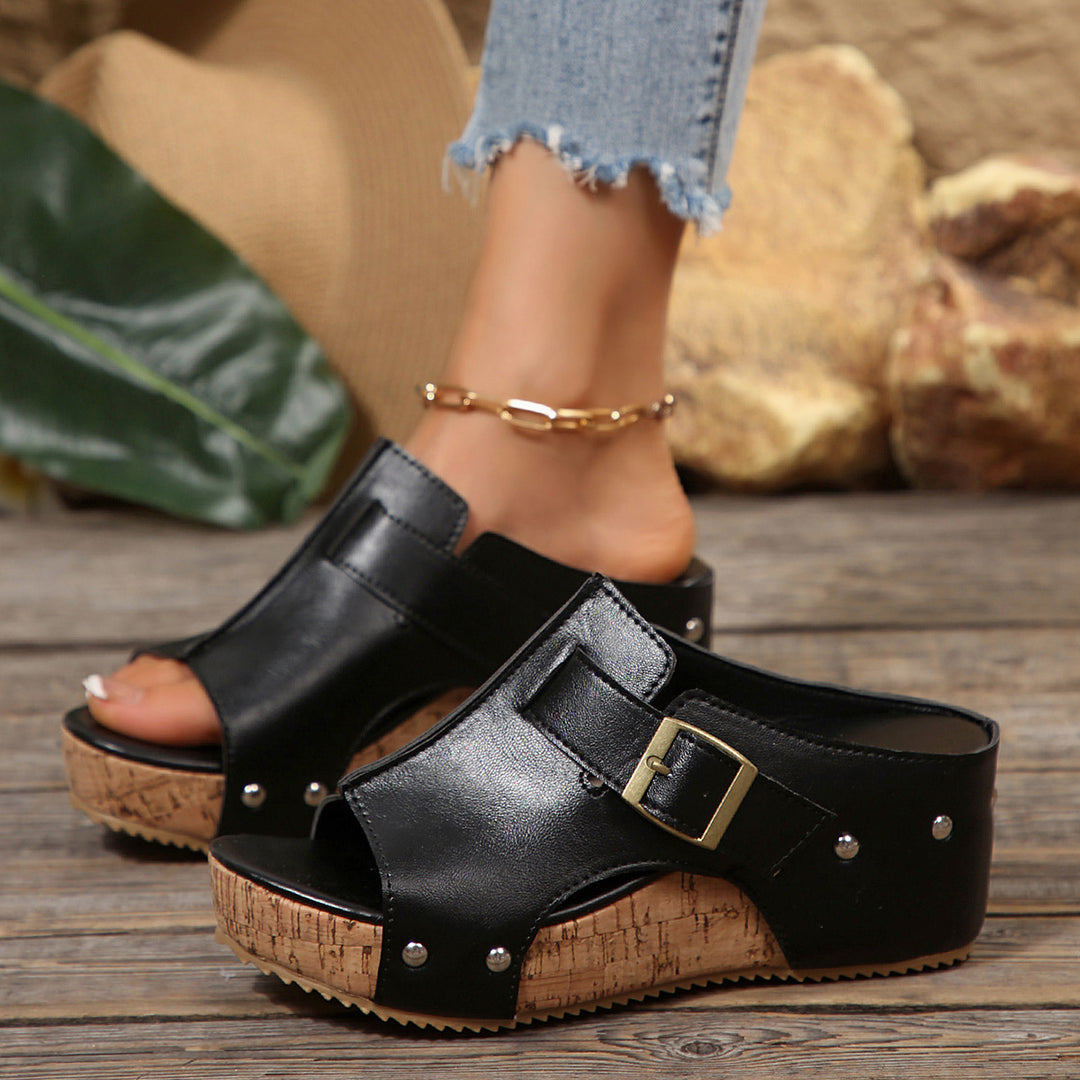 Women's Comfortable Wedge Sandals  – Retro Summer Slides