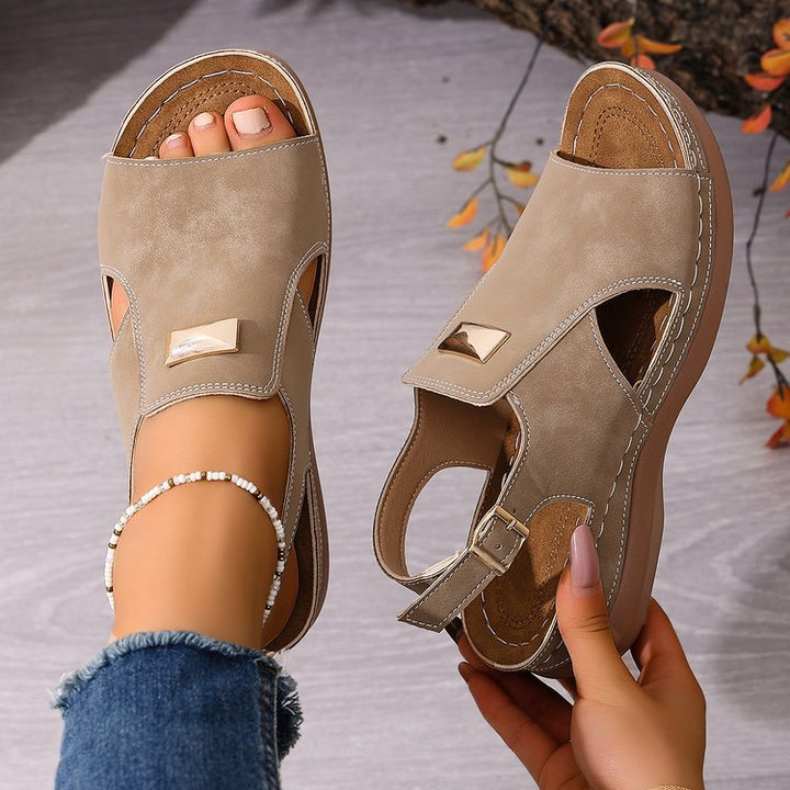 Women's Comfort Support Wedge Sandals – Lightweight Summer Orthopedic Walking Sandals