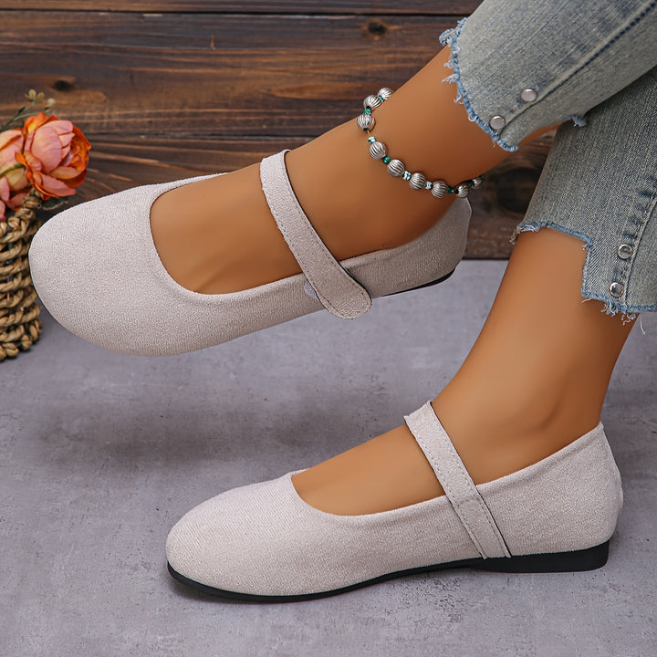 Vintage Fall Mary Jane Flats – Soft Comfortable Shoes for Women