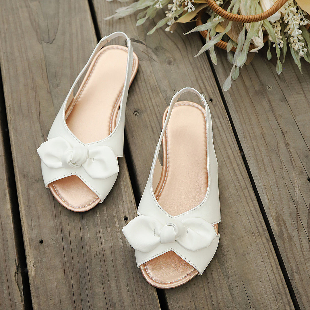 Women's Vintage Bow Comfort Flats