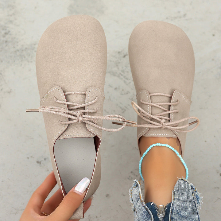 Women's Vintage Lace-Up Flat Mules