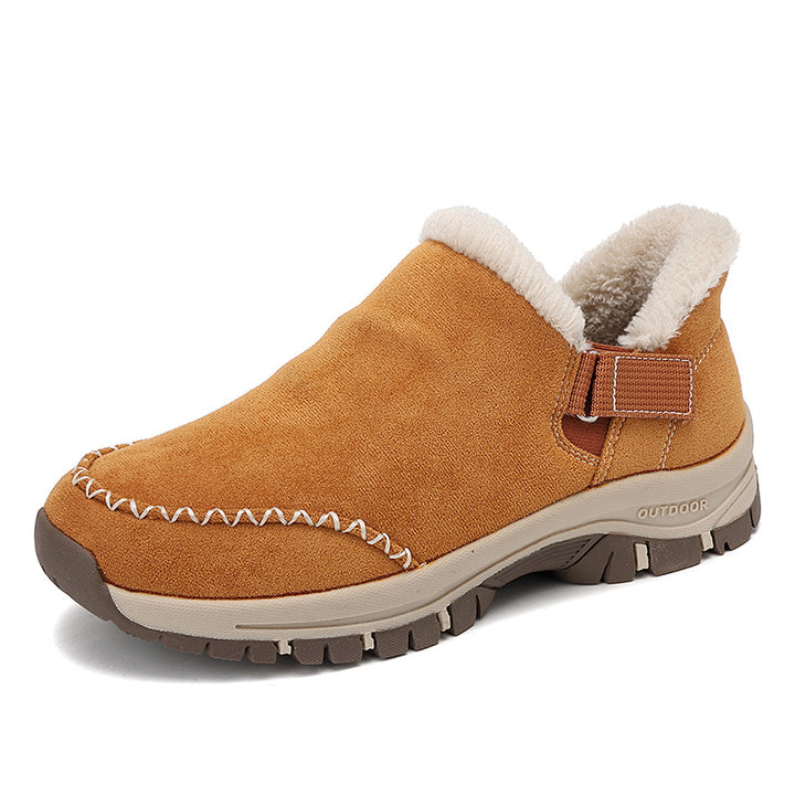 Women's Lightweight Hiking Boots – Wide-Width Comfort Boots with Non-Slip Sole for Fall & Winter