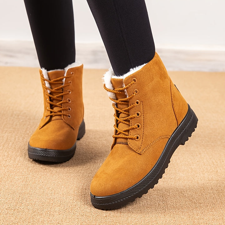 Women's Warm Winter Snow Boots – Cozy, Non-Slip Boots for Cold Weather