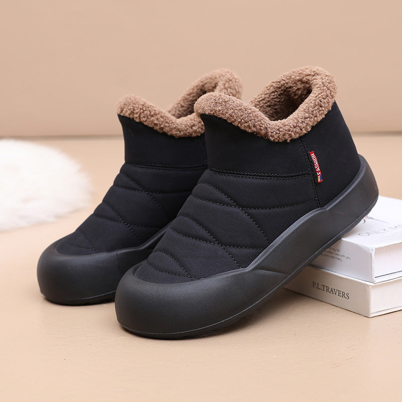 Women's Winter Warm Snow Boots – Stylish, Waterproof & Non-Slip Design