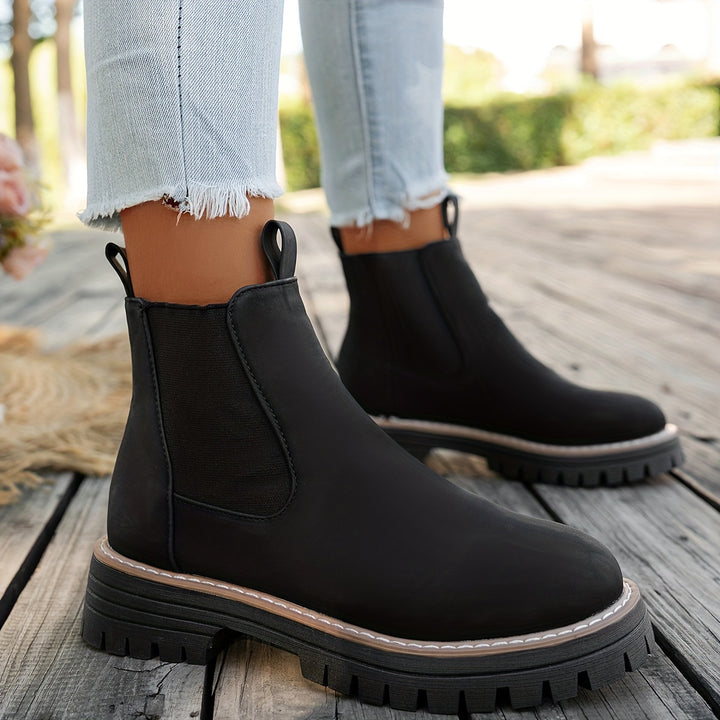 Women's Easy Slip-On Chelsea Boots – Lightweight, Non-Slip & All-Day Comfort Ankle Booties