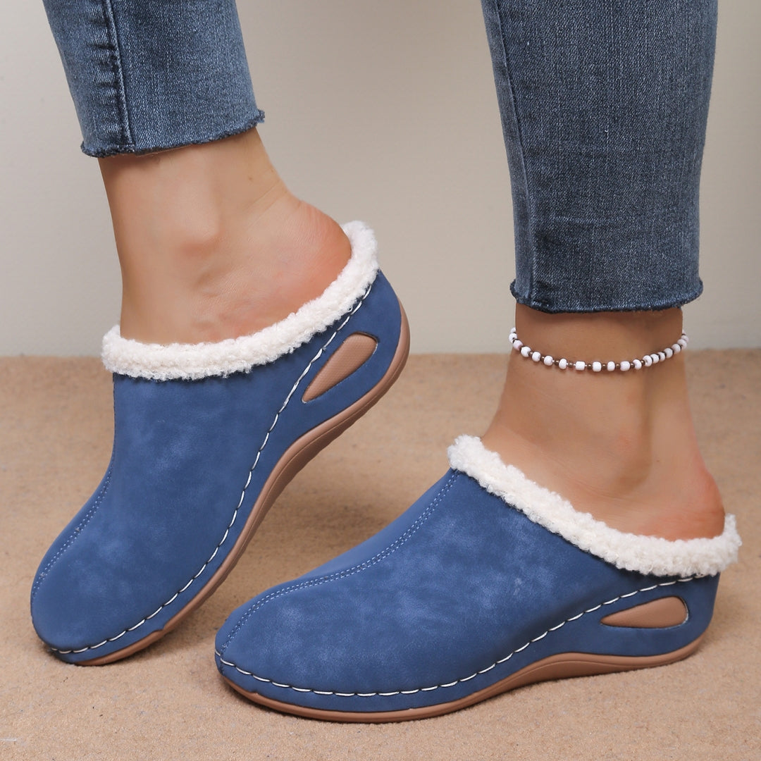 Women's Warm Slip-On Winter Shoes – Soft Lining, Lightweight & Supportive