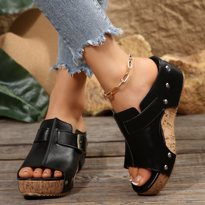 Women's Comfortable Wedge Sandals  – Retro Summer Slides