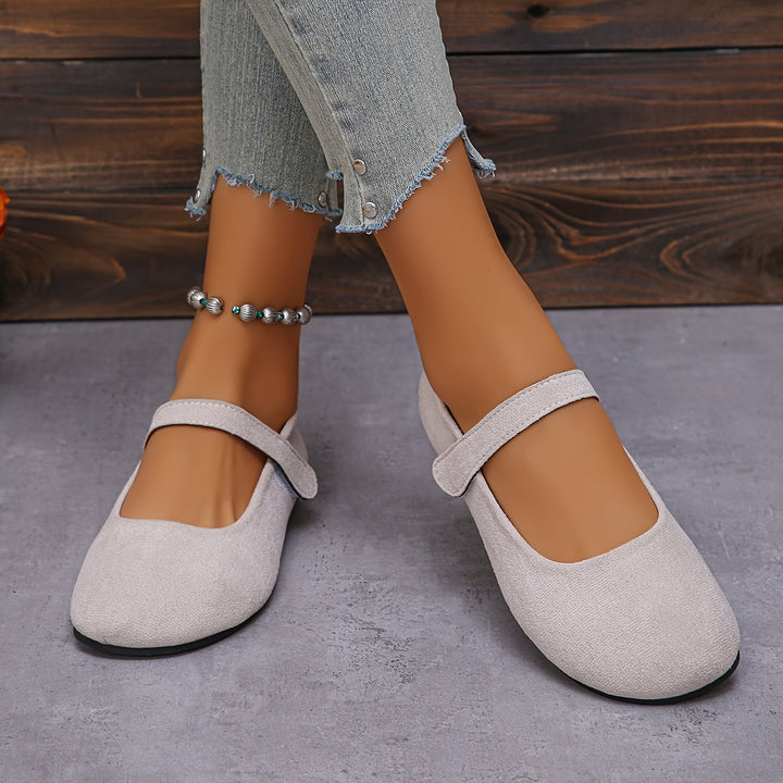 Vintage Fall Mary Jane Flats – Soft Comfortable Shoes for Women