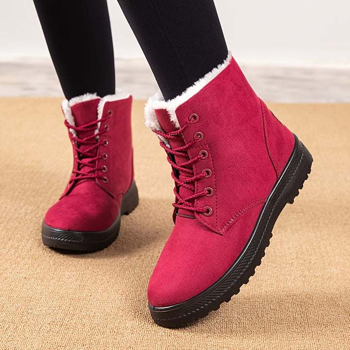 Women's Warm Winter Snow Boots – Cozy, Non-Slip Boots for Cold Weather