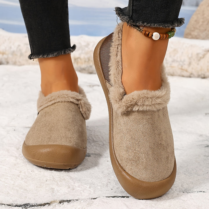 Women's Warm Winter House Boots – Plush-Lined Shoes with a Non-Slip Sole