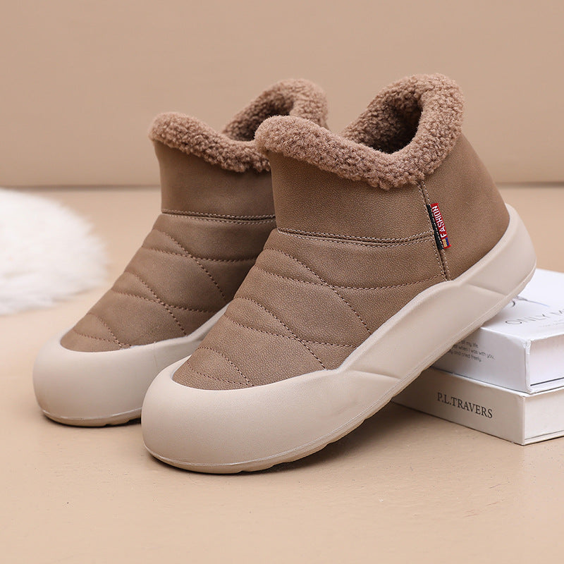 Women's Winter Warm Snow Boots – Stylish, Waterproof & Non-Slip Design