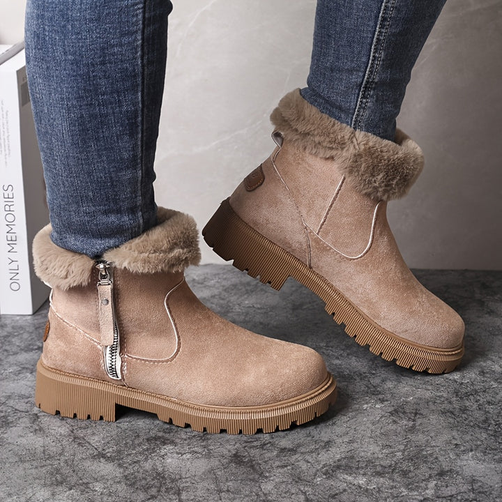 Women's Warm Plush-Lined Winter Boots