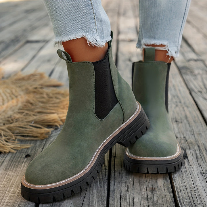 Women's Easy Slip-On Chelsea Boots – Lightweight, Non-Slip & All-Day Comfort Ankle Booties