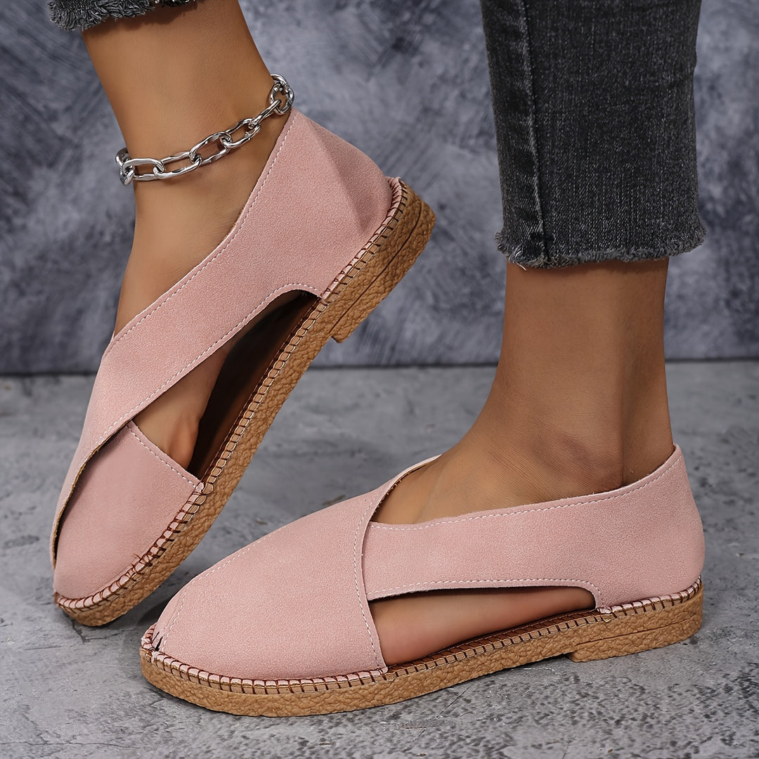 Women's Comfortable Closed-Toe Sandals – Lightweight Easy Slip-On Summer Shoes