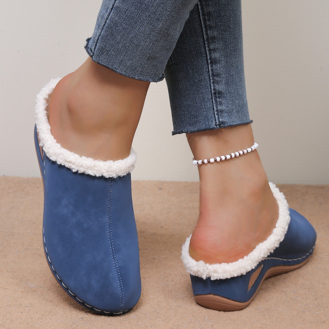 Women's Warm Slip-On Winter Shoes – Soft Lining, Lightweight & Supportive
