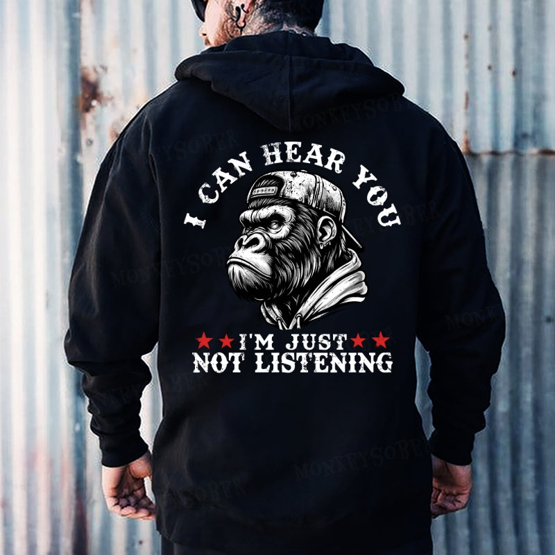I Can Hear You I Am Just Not Listening Hoodies