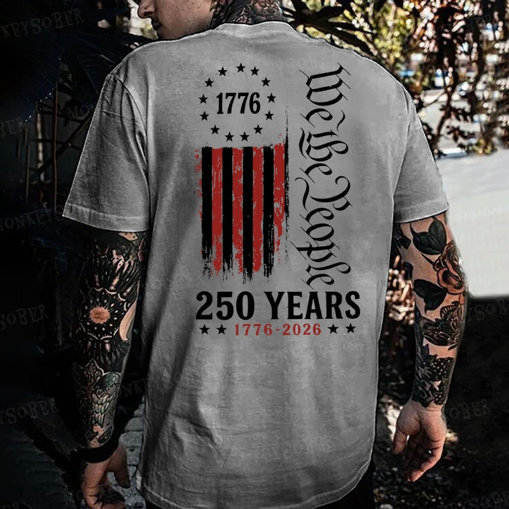 250 Years We The People 1776-2026 Celebration Monkey T-shirt