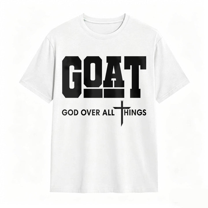 GOAT (“God Over All Things”) graphic T-shirt