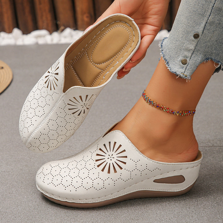 Women's Floral Breathable Sandals – Comfortable Summer Everyday Shoes