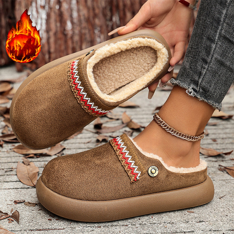 Women's Vintage Winter Mules