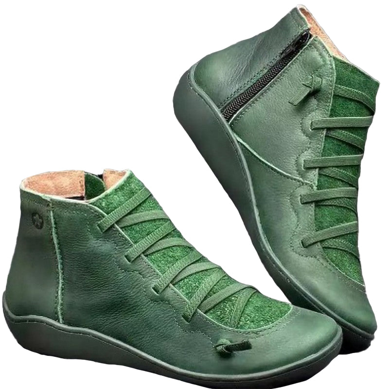 Women's Vintage Comfort Ankle Boots