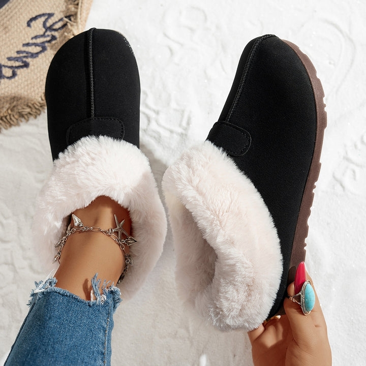 Women's Warm&Comfortable Home Mules – Comfortable Footwear for Autumn and Winter