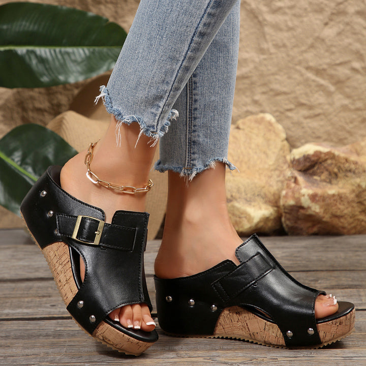 Women's Comfortable Wedge Sandals  – Retro Summer Slides