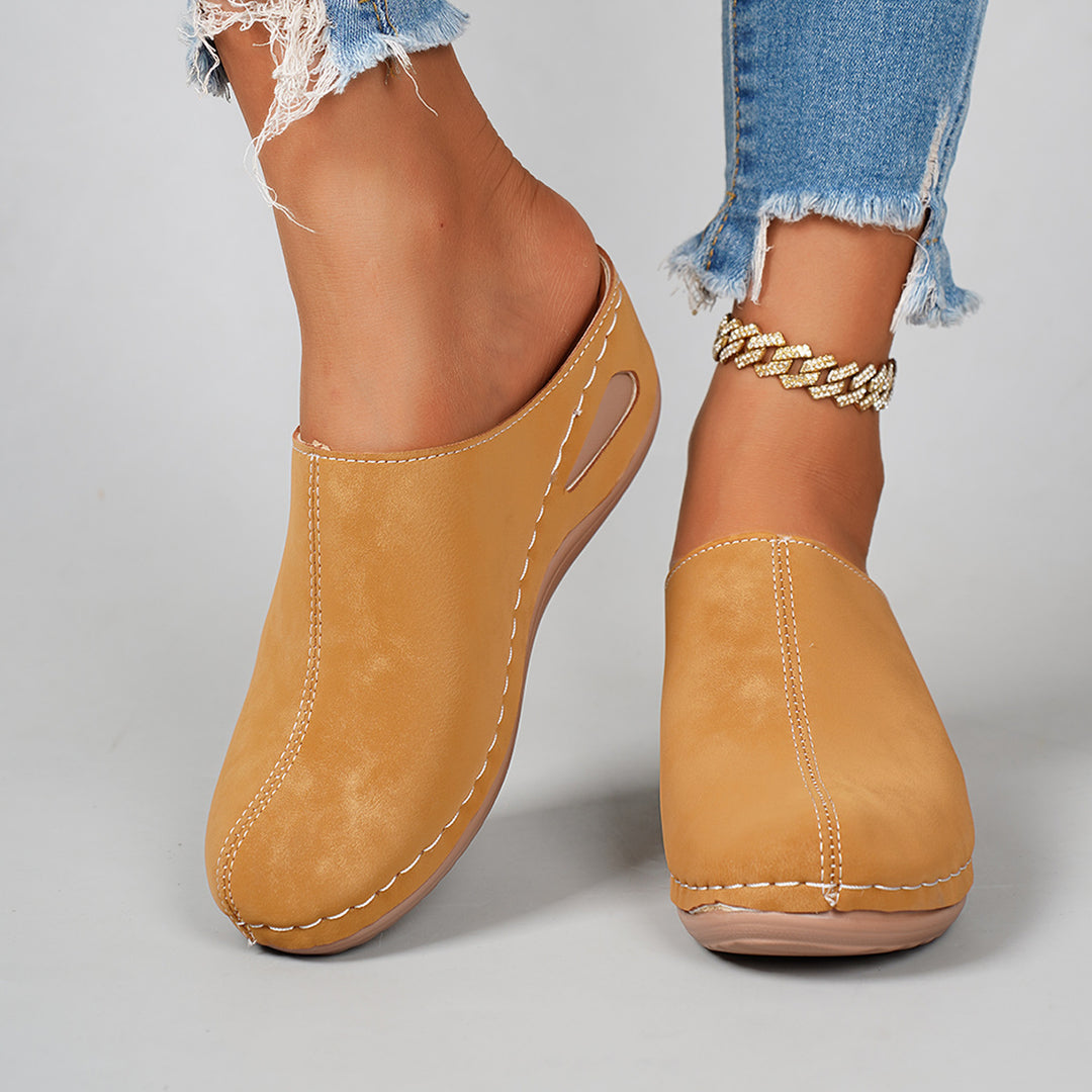 Women's Comfort Mules – Supportive Non-Slip Shoes for Everyday Use