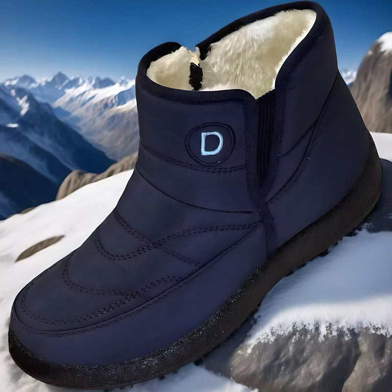 Women's Winter Snow Boots – Warm Fur Lining, Waterproof & Non-Slip Design