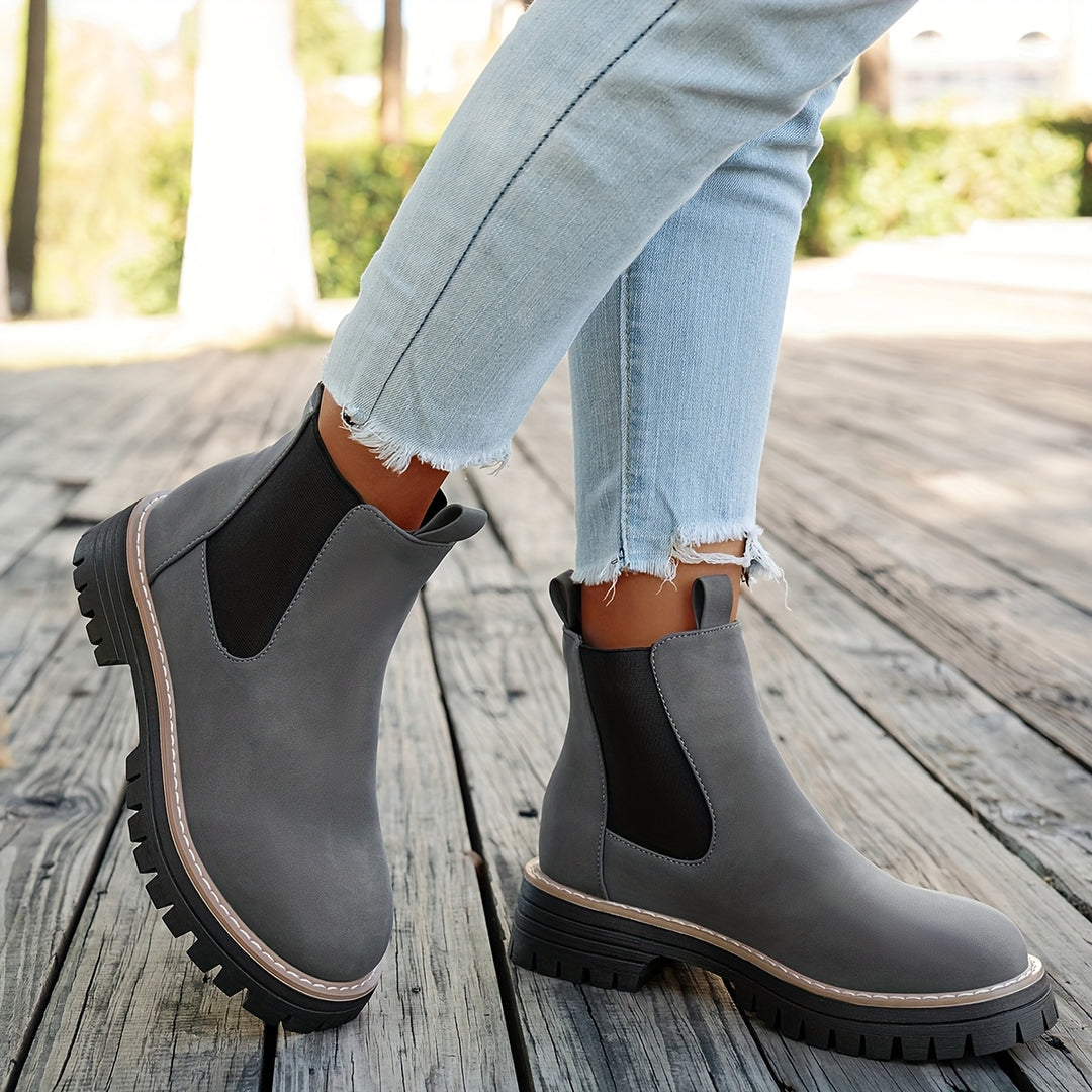 Women's Easy Slip-On Chelsea Boots – Lightweight, Non-Slip & All-Day Comfort Ankle Booties