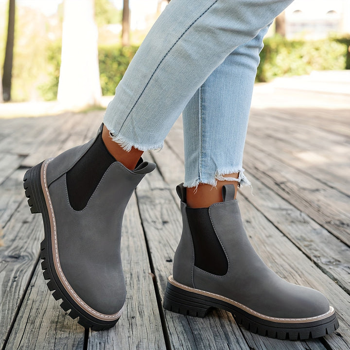 Women's Easy Slip-On Chelsea Boots – Lightweight, Non-Slip & All-Day Comfort Ankle Booties
