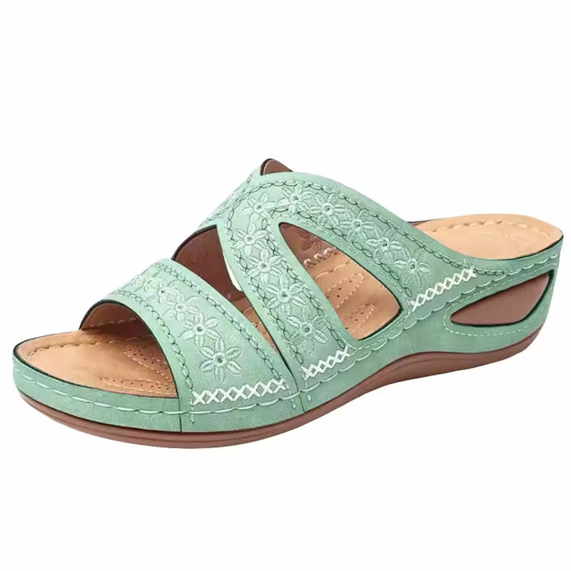 Women's Summer Wedge Sandals – Comfortable & Stretchy