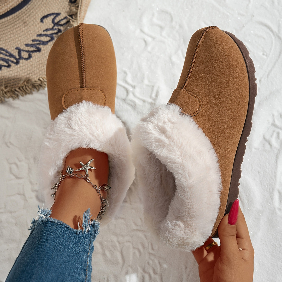 Women's Warm&Comfortable Home Mules – Comfortable Footwear for Autumn and Winter