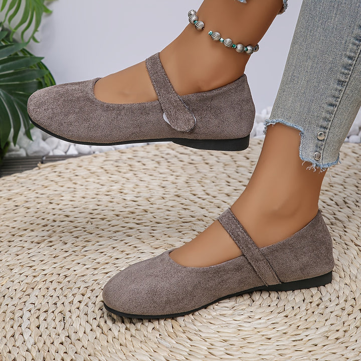 Vintage Fall Mary Jane Flats – Soft Comfortable Shoes for Women