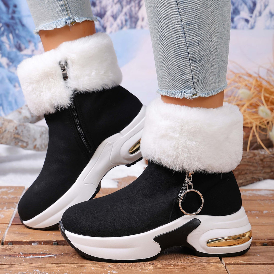 Women's Warm Wedge Snow Boots