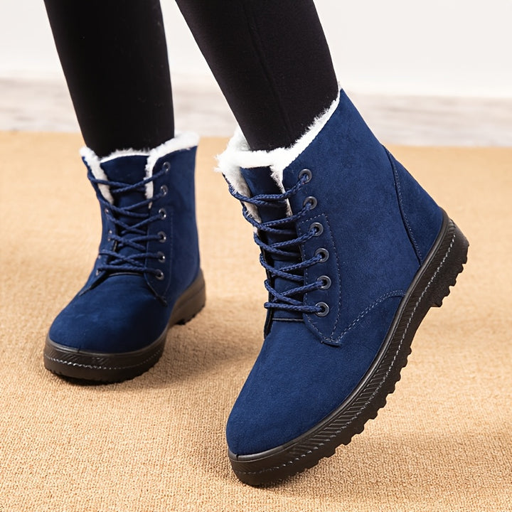 Women's Warm Winter Snow Boots – Cozy, Non-Slip Boots for Cold Weather