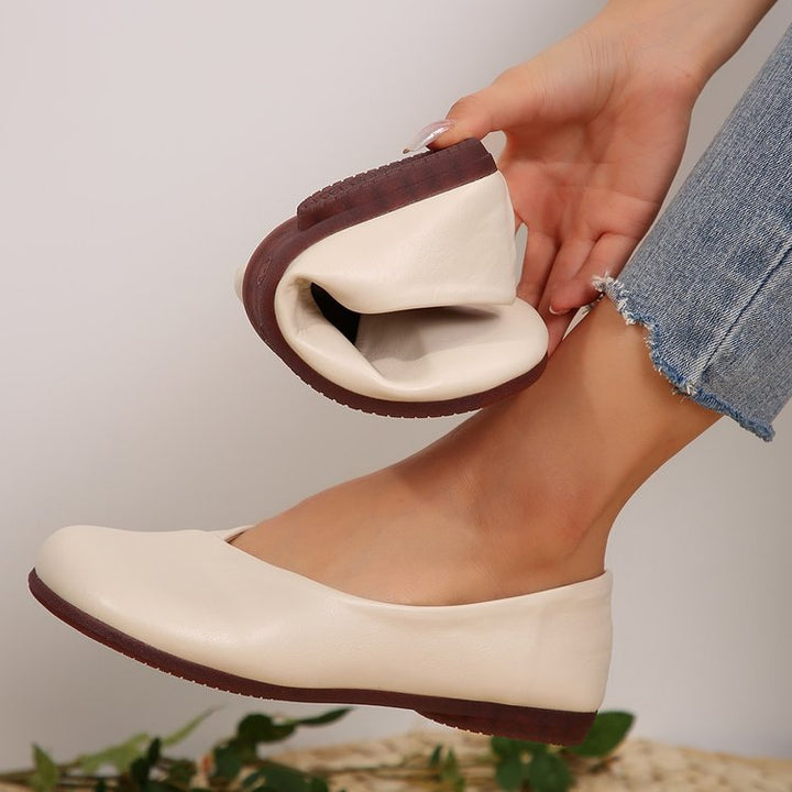 Women's Classic Comfort Flats – Elegant Fall Shoes for Everyday Wear