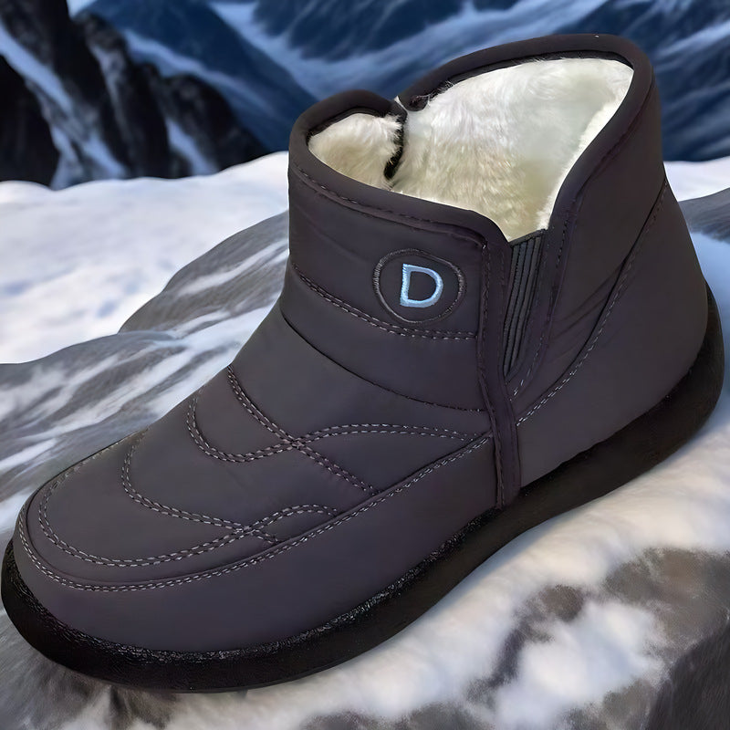 Women's Winter Snow Boots – Warm Fur Lining, Waterproof & Non-Slip Design