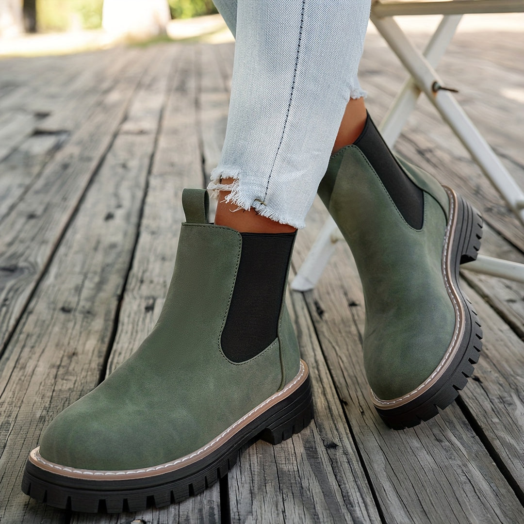 Women's Easy Slip-On Chelsea Boots – Lightweight, Non-Slip & All-Day Comfort Ankle Booties