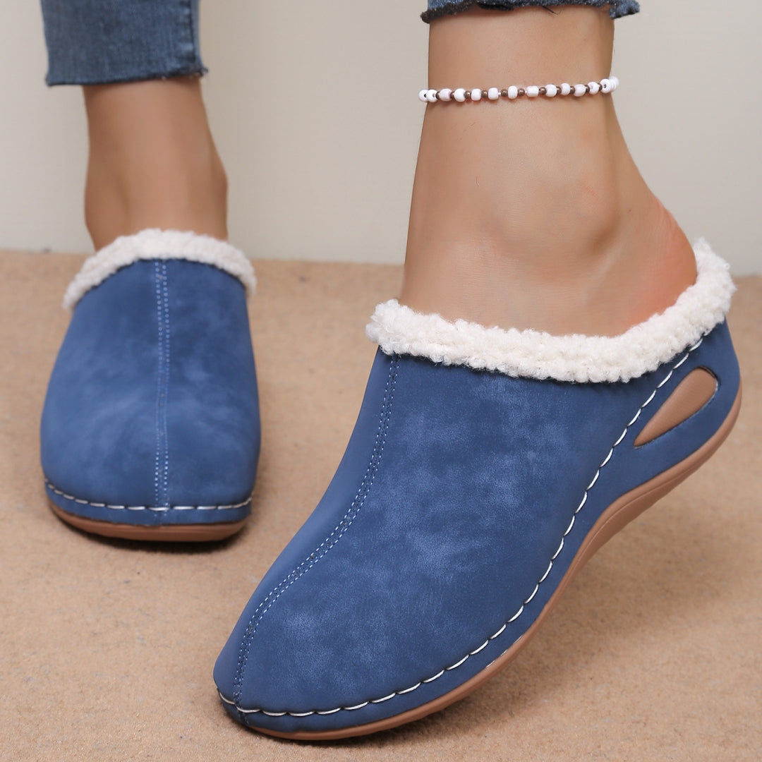 Women's Warm Slip-On Winter Shoes – Soft Lining, Lightweight & Supportive