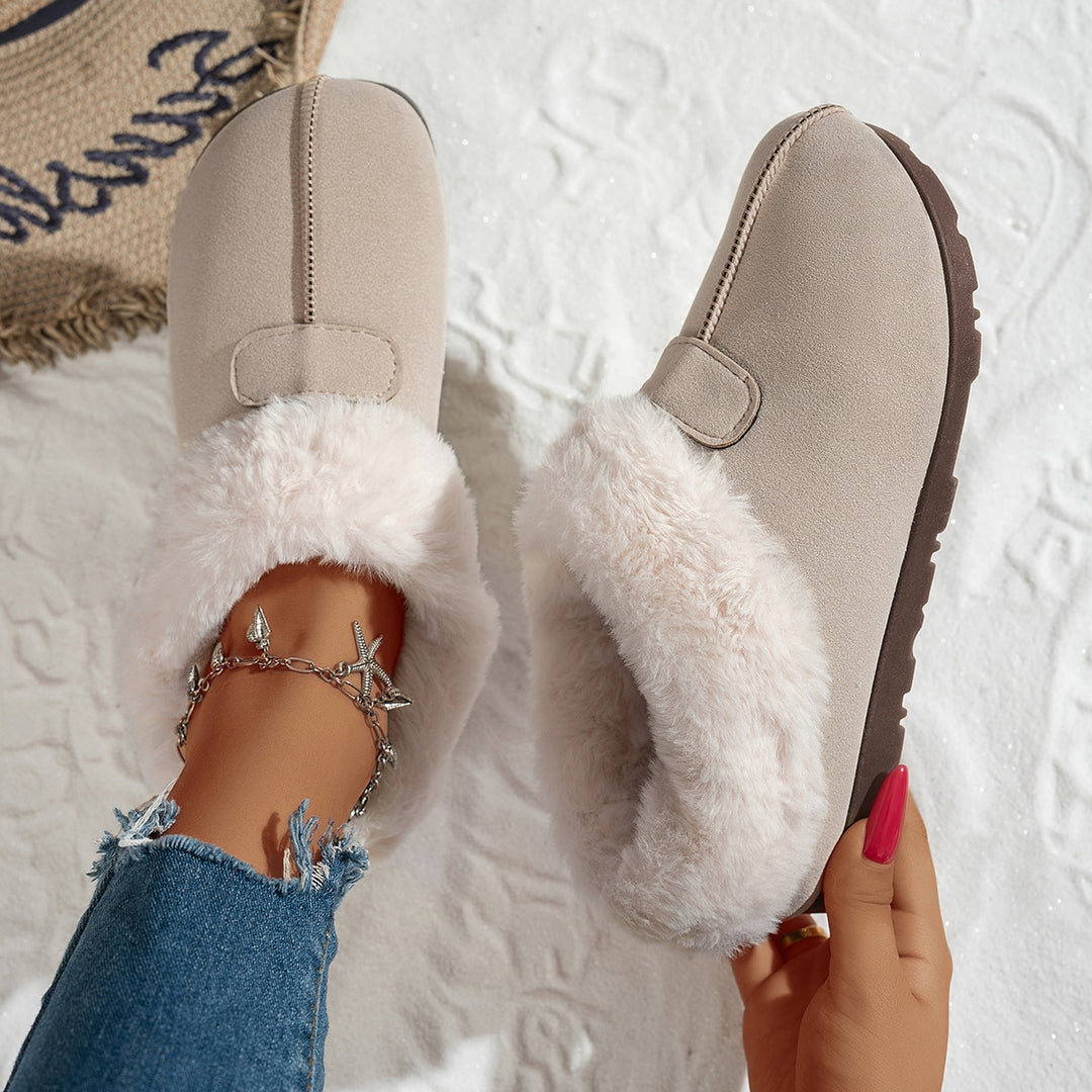 Women's Warm&Comfortable Home Mules – Comfortable Footwear for Autumn and Winter