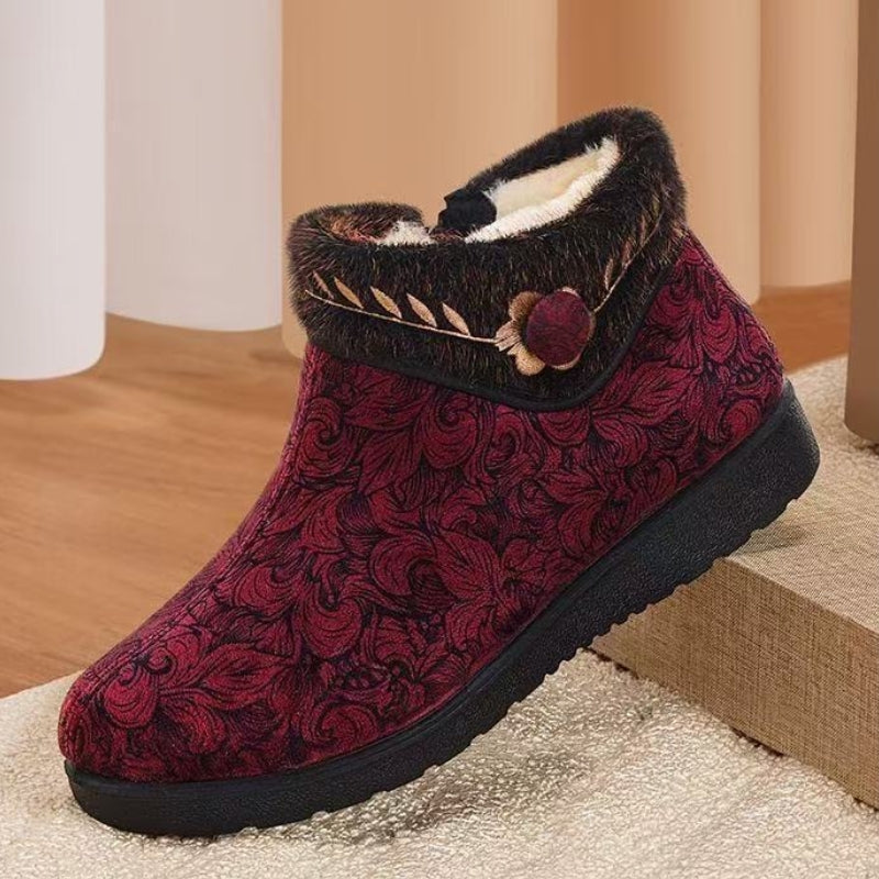 Women's Warm Winter Boots – Wool-Lined, Non-Slip Boots with a Flexible Comfort Sole